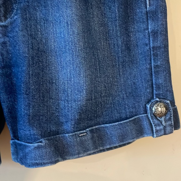 2/$30 Miss Cocoa Rolled Cuff Denim Jean Shorts Size 11/12 - Picture 9 of 13